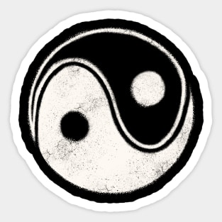 Yinyang Balance Zen Harmony Meditation Spiritual Sticker